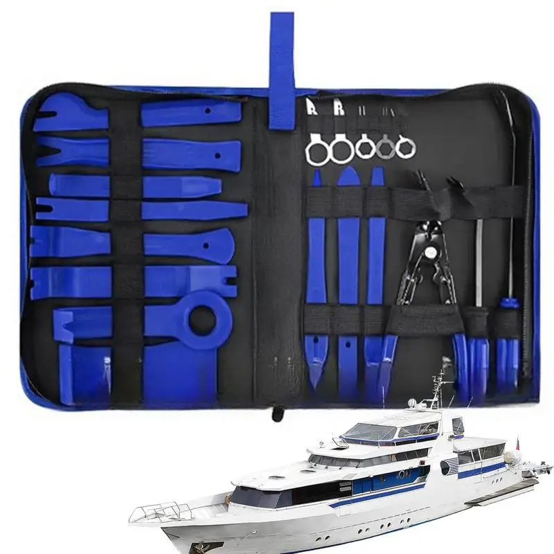 

Trim Removal Tool Set Plastic Disassembly Tools Kit Car Clips Panel Dashboard Removal Tool Auto Trim Hand Removal Accessories