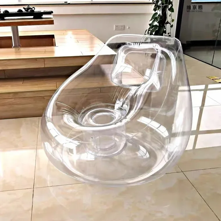 

Inflatable Sofa Transparent Art Single Person Chair Outdoor Portable Shooting Props Directly Sold By Manufacturers