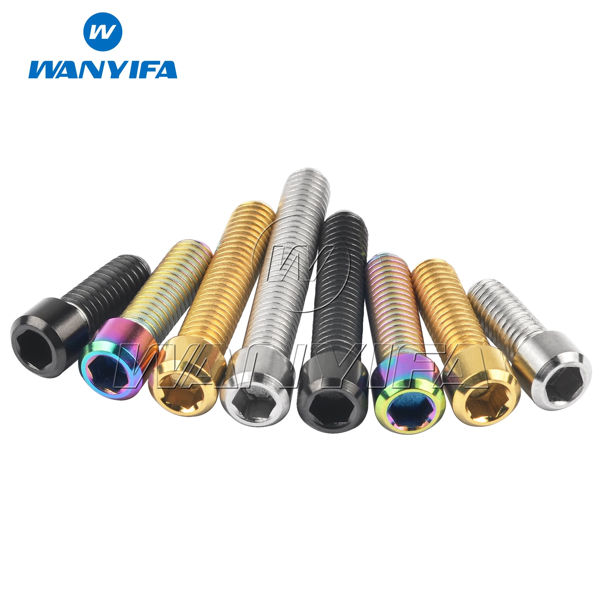 Titanium bolts Titanium M4 x 10 13.5 15 20 25mm Allen Key Small Head Bolt Screw Bicycle Thumb Shifter