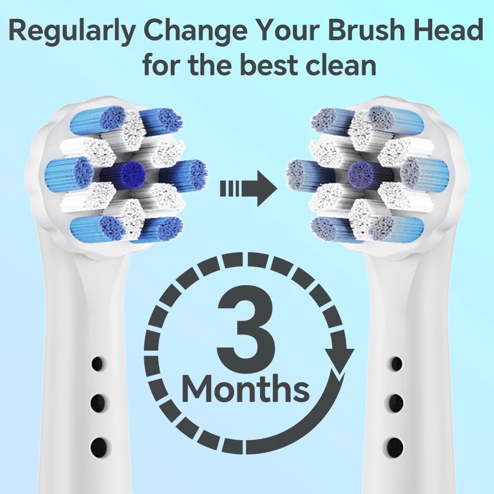 4/8/12 Pack Compatible with Oral B iO 2/3/4/5/6/7/8/9/10 Electric Toothbrush Replacement Brush Heads, Toothbrushes Head Refills