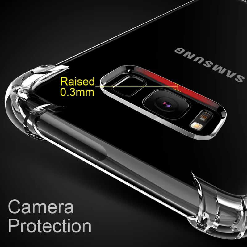 Shockproof Transparent Soft Clear Phone Case