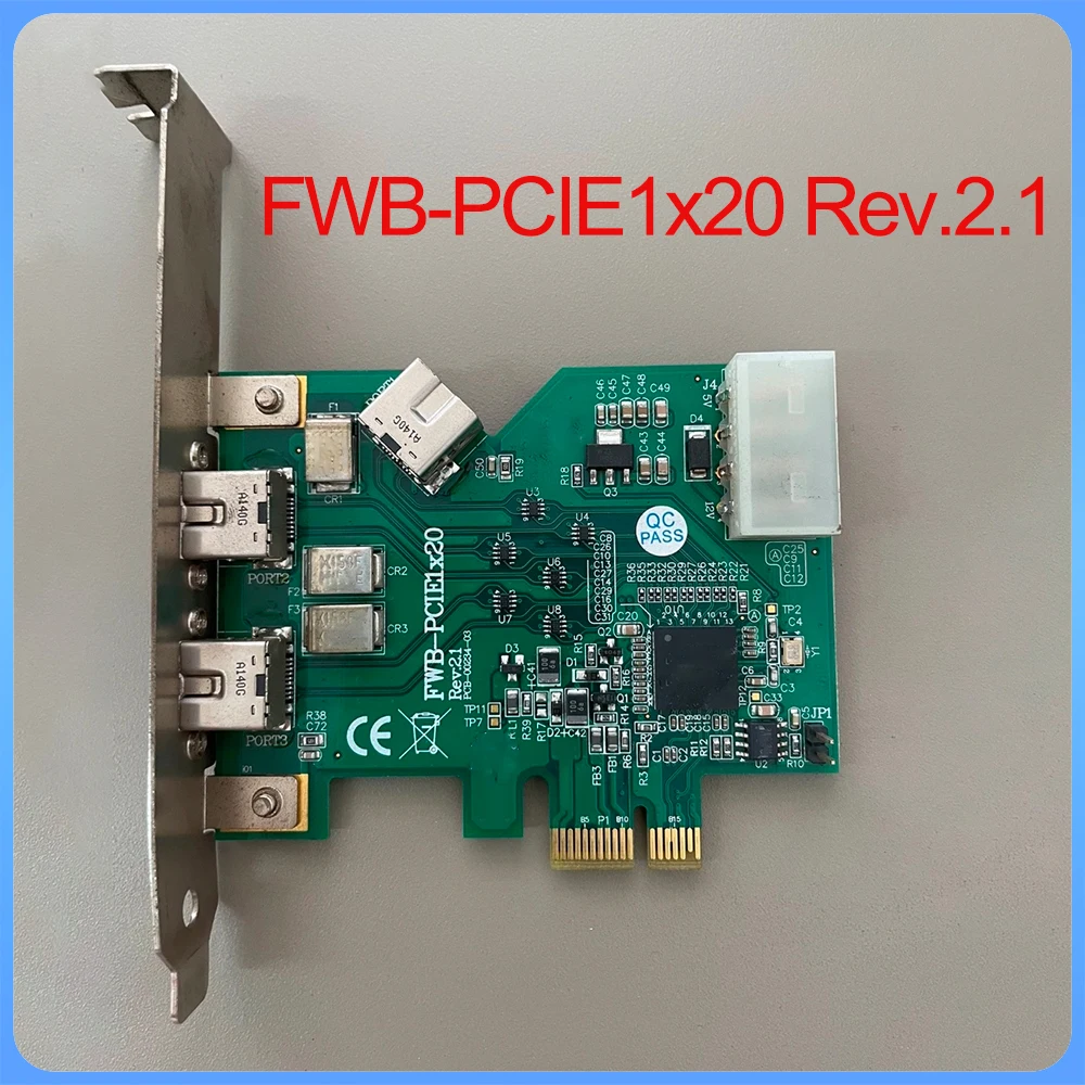 For IOI FWB PCIE1x20 Rev 2 1 1394b industrial camera acquisition card