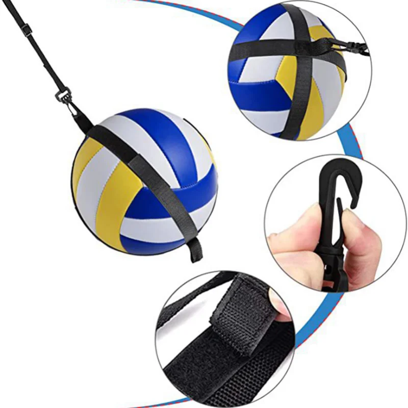 New 1pcs Practical Assistant Wear-resistant Flexible Volleyball Practice Trainer for Exercise Volleyball Trainer Volleyball Belt