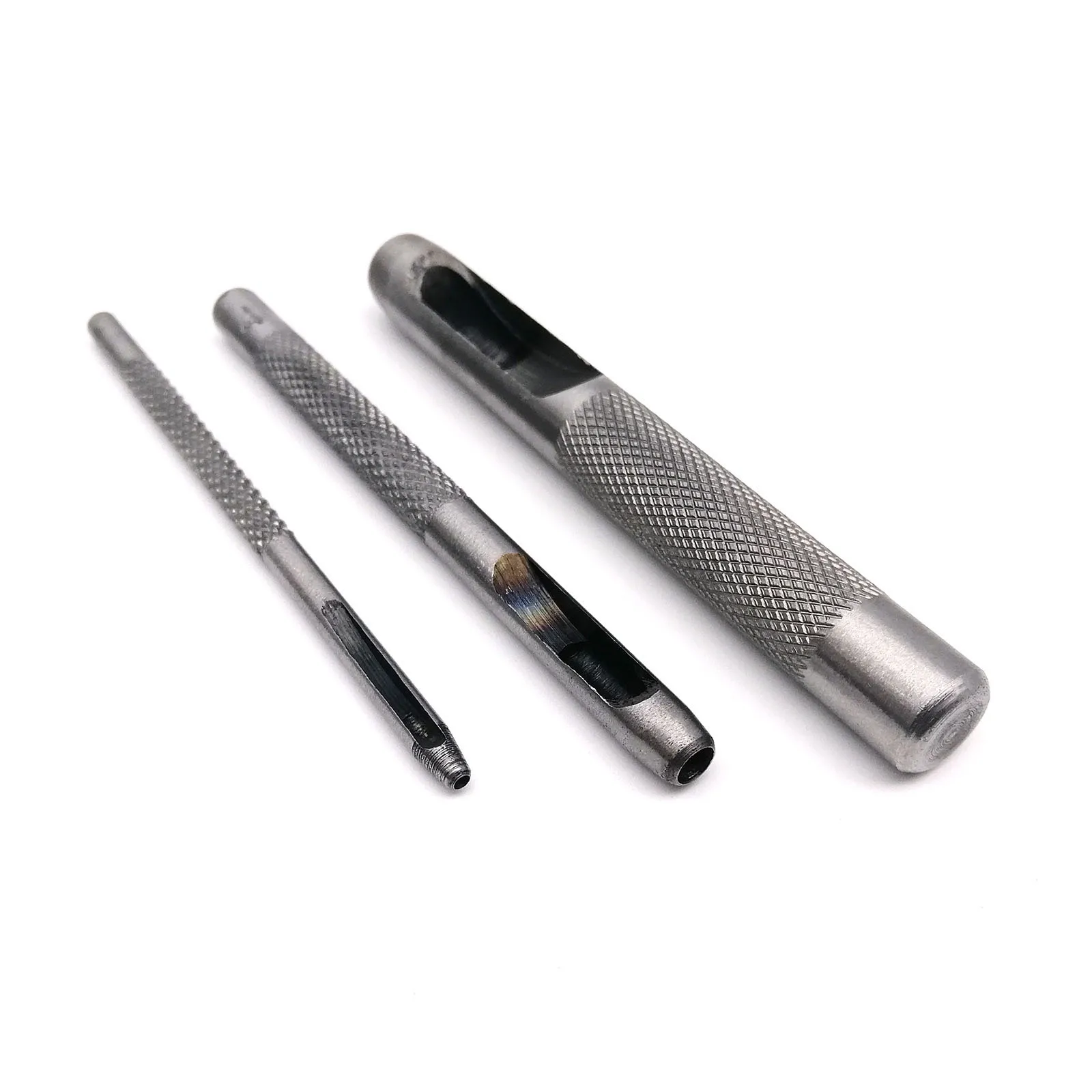 45# Steel Round Hole Punch Tool Hollow Cutter Puncher Gasket Rubber Leather Craft Belt Bag Clothing leather hole puncher round hole punch cutter set hole punch cutter set leather hole punch leather punch tool round hole punch set eyelet installation punch tool rivet punch tool