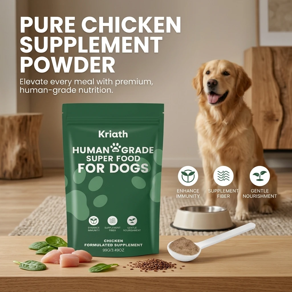 Dog Nutritional Supplement for All Breeds Easy Absorption Daily Health Support
