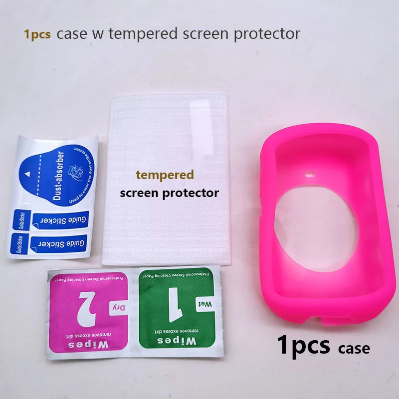 Silicone Rubber Bike Computer Protective Case with Screen Protector