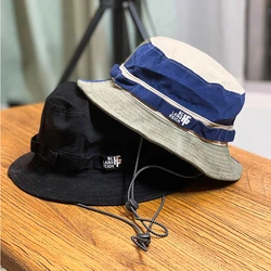 Japanese Street Color Contrast Light Core Plush Hat Fisherman Hat Men Literary Youth Outdoor Mountaineering Sunshade Hat Women