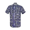 Men's Leopard 3D Printed Shirts For Men Short Sleeve Button Down Casual Shirt Ropa Hombre New Mens Blouses Clothing Quality Tops 5