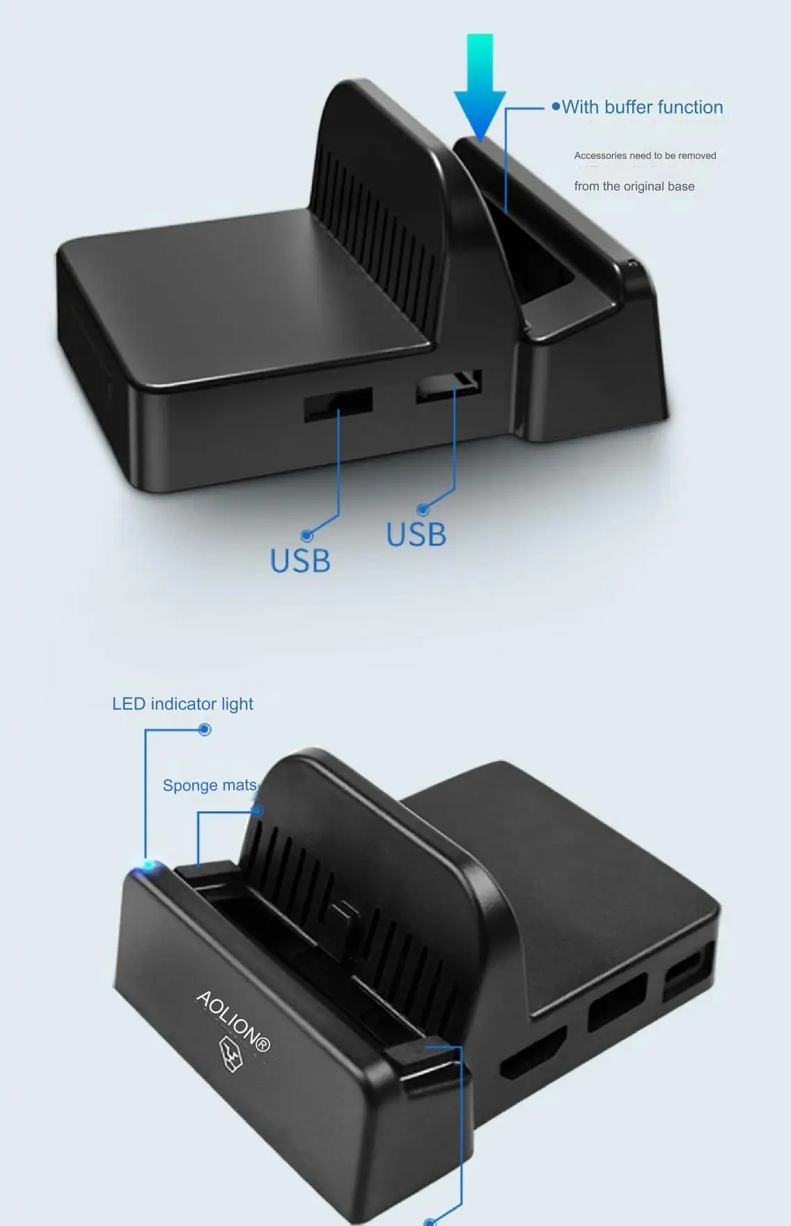 TanReginal ポータブル交換ベースケース Nintend スイッチドック