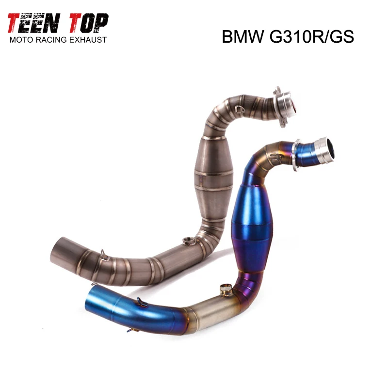 For BMW Exhaust G310R G310GS 2017~2018 Exhaust Pipe Silencieux Moto 51mm Titamium Alloy Motocycle Exhaust Muffler Moto Bike Tube