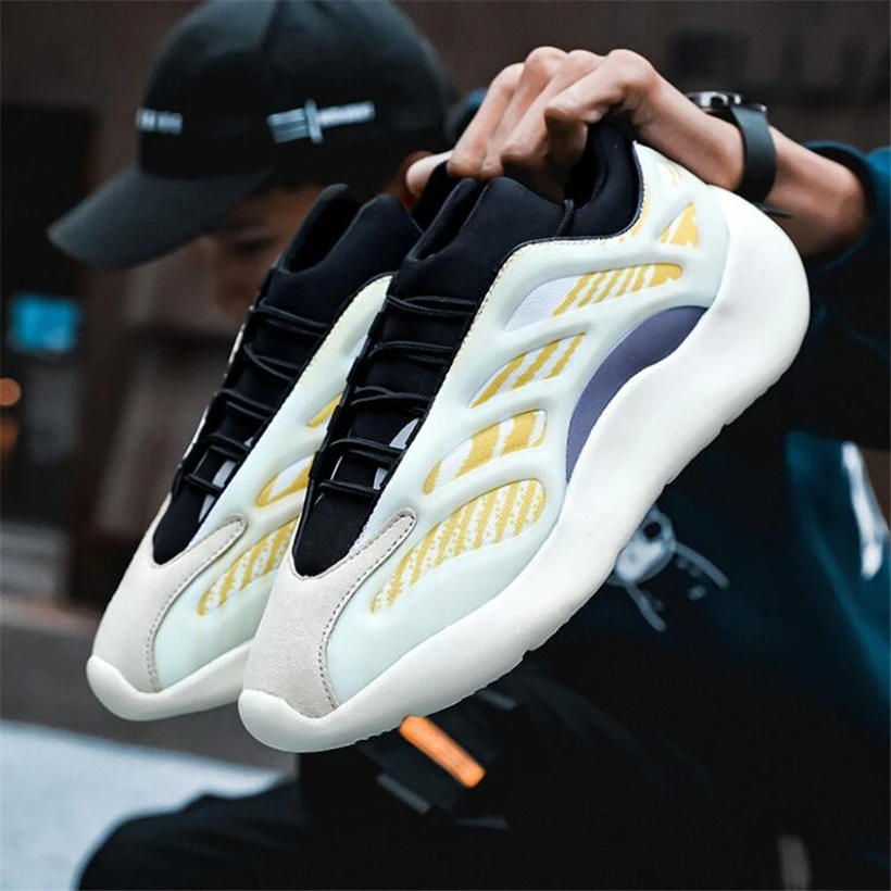 

Shoes for Men and Women Fashion Chunky Cushioning Sneakers Casual Luminous Noctilucent Thick Platform Sport Running Shoes