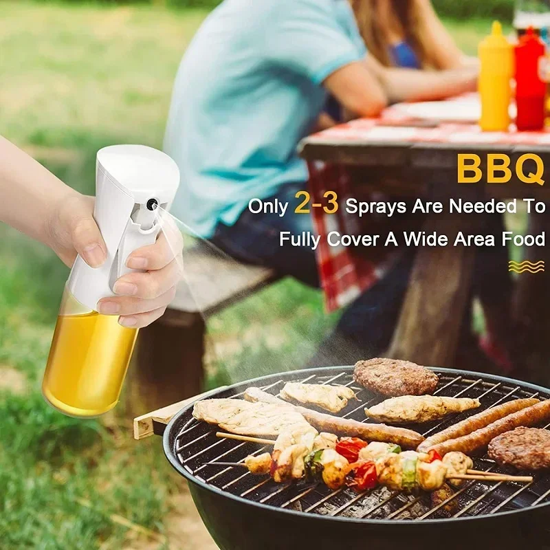 Bouteille pulvérisateur d'huile pour la cuisine, pulvérisateur d'huile d'olive pour le camping, le barbecue, la pâtisserie, le vinaigre, la sauce soja 200ml 300ml 500ml