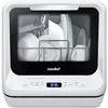 COMFEE' Portable Dishwasher Countertop with 5L Built-in Water Tank, No Hookup Needed, 6 Programs 1