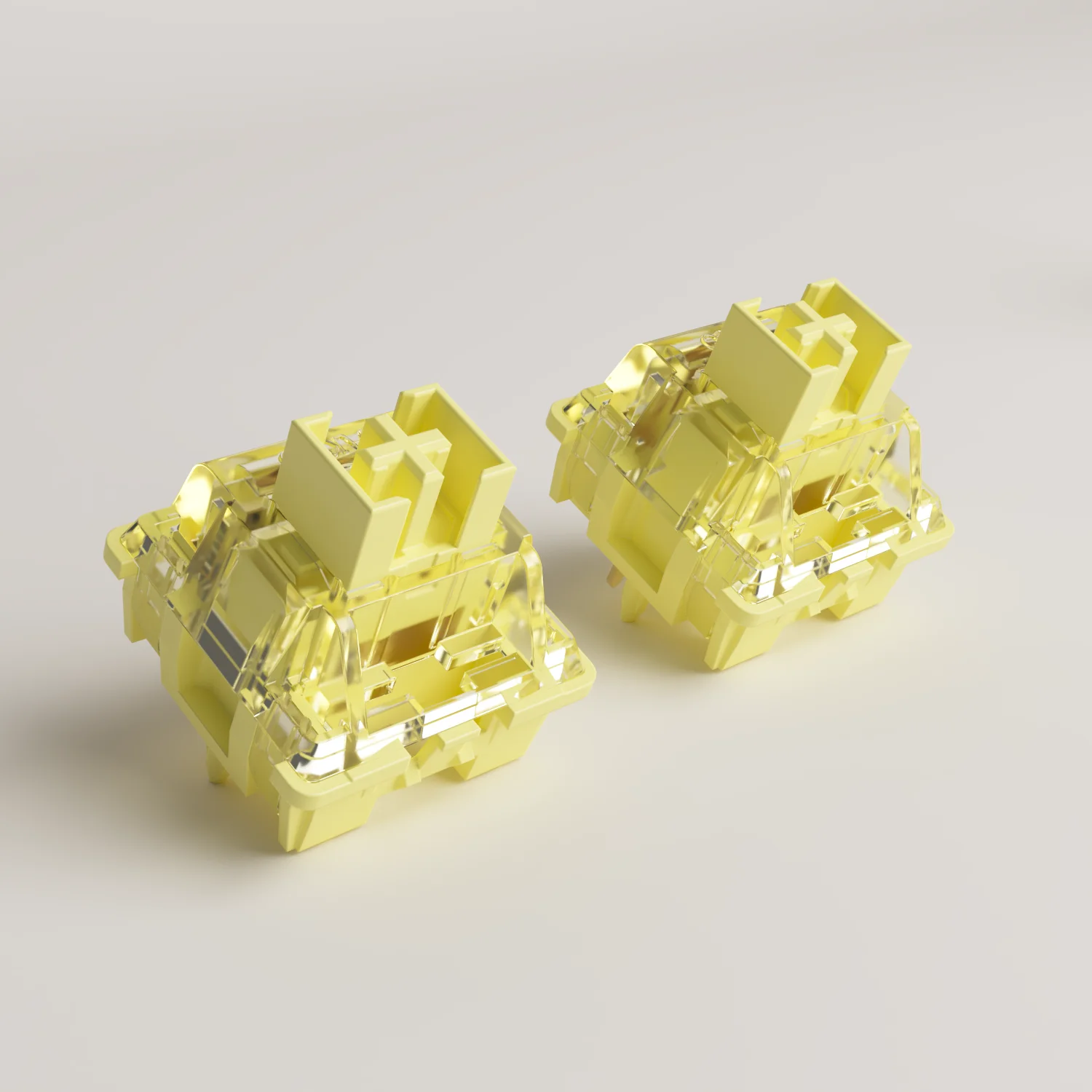 Interruptor Akko-linear Compatível com Teclado Mecânico mx Interruptores Amarelo Creme Haste à Prova de Poeira v3 Pro Pinos 50gf 45 Pcs - Imagem 4