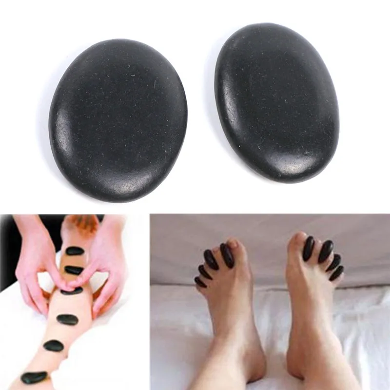 Beauty Stones Massage Spa Rock Basalt Stone Lava Natural Energy Massage Stone 7Pcs Healthy Beauty Tool massage tool