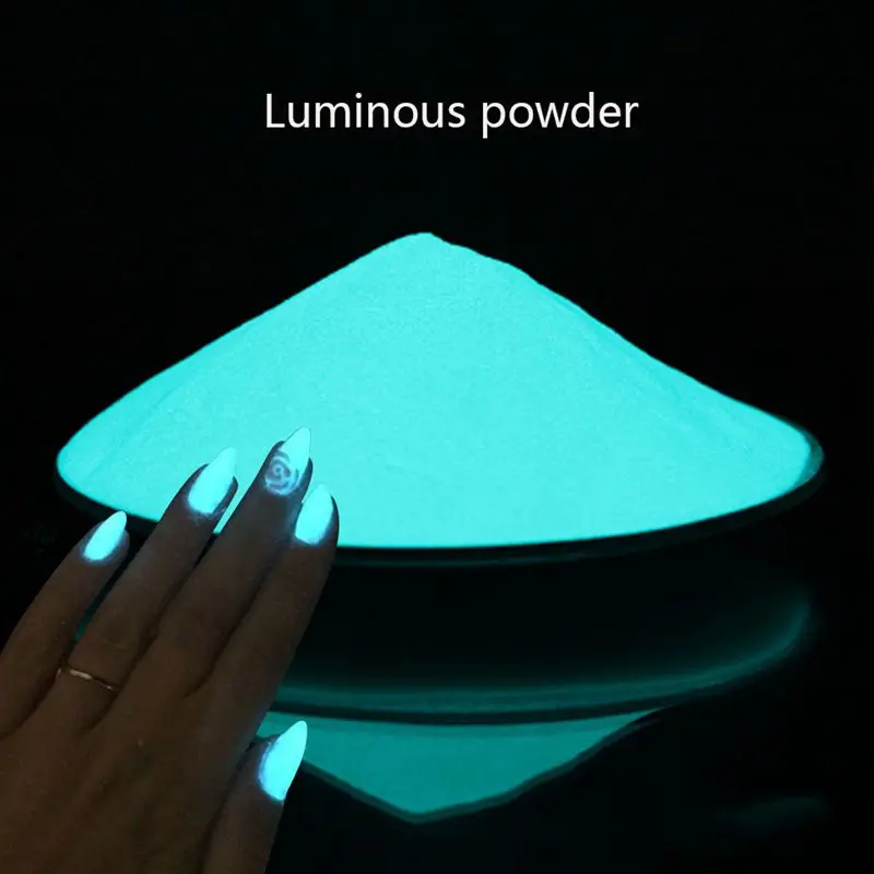 10g And 100g Dofuny Glow In The Dark Powder Luminous Pigment For Nail Polish&Epoxy Resin
