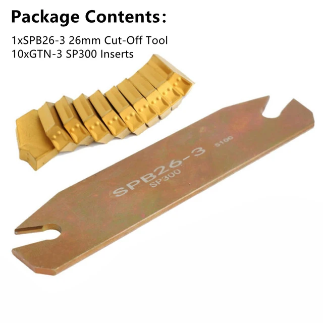 SPB263 CutOff Grooving Parting Blade Tool Holder Metalworking Lathes