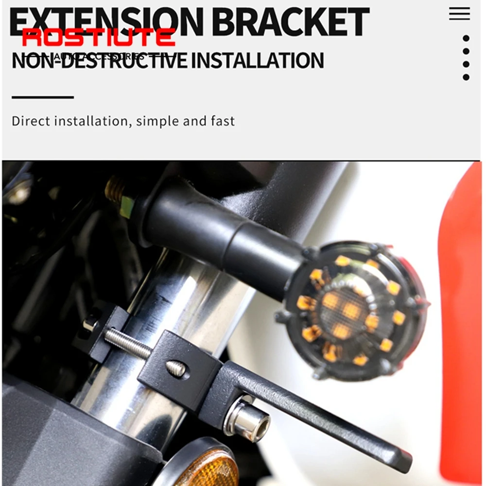 Motorcycle Fog Bracket 20-38MM/38-60MM Auxiliary Motorcycle Headlight Support Stand Fixation Motospotlights Mounting Bracket motorcycle light bracket motorcycle headlight clamp motorcycle headlight mount