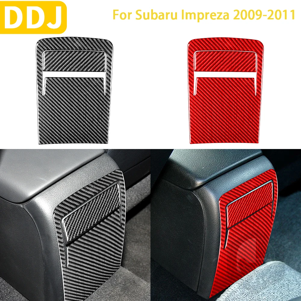 

Carbon Fiber For Subaru Impreza 2009 2010 2011 Accessories Car Interior Rear Control Panel Cover Trim Sticker Decoration