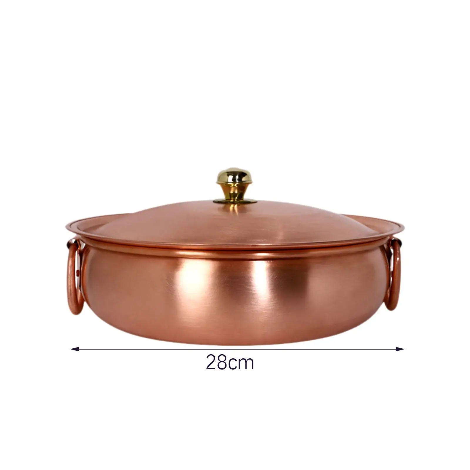 Copper Chafing Dish Ramen Pot Thick Traditional Soup Pot Copper Hot Pot Cooking Copper Chafing Dish Ramen Pot Thick Traditional Soup Pot Copper Hot Pot Cooking