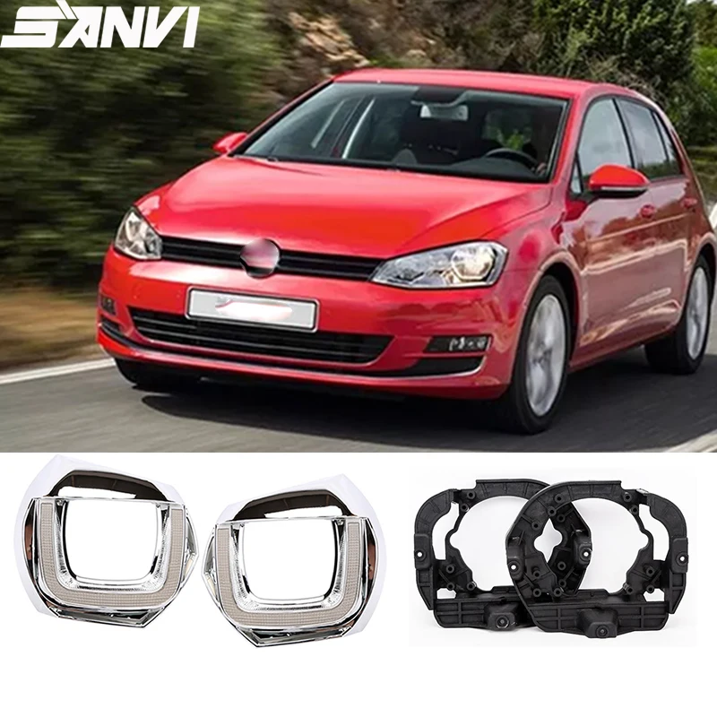 

SANVI Headlight Framework Transition Adaptor Liner For Volkswagen Golf Sagitar 2010-21018 Upgrade Bi LED&Xenon Projector