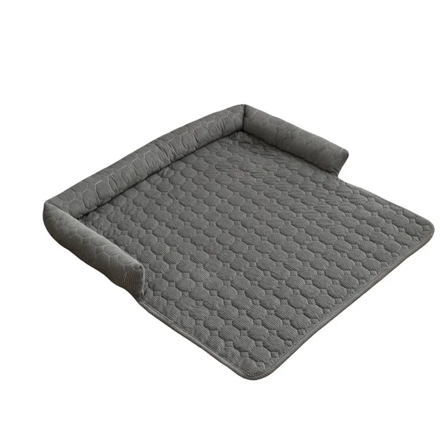 Pet Sofa Cushion - Solid Color Sofa-Style Pet Bed, Soft & Comfortable Cat/Dog Sleeping Mat, Anti-Slip Washable Pet 2
