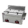 GH723H LPG GAS Double Commercial Gas Commercial Deep Fryer 6L+6L Potato Chip Chicken Wing Fryer French Fries Frying Machine 5
