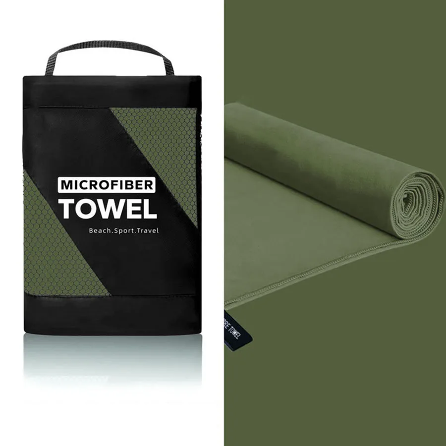 Grande serviette de plage microfibre anti-sable séchage rapide_voghion.com