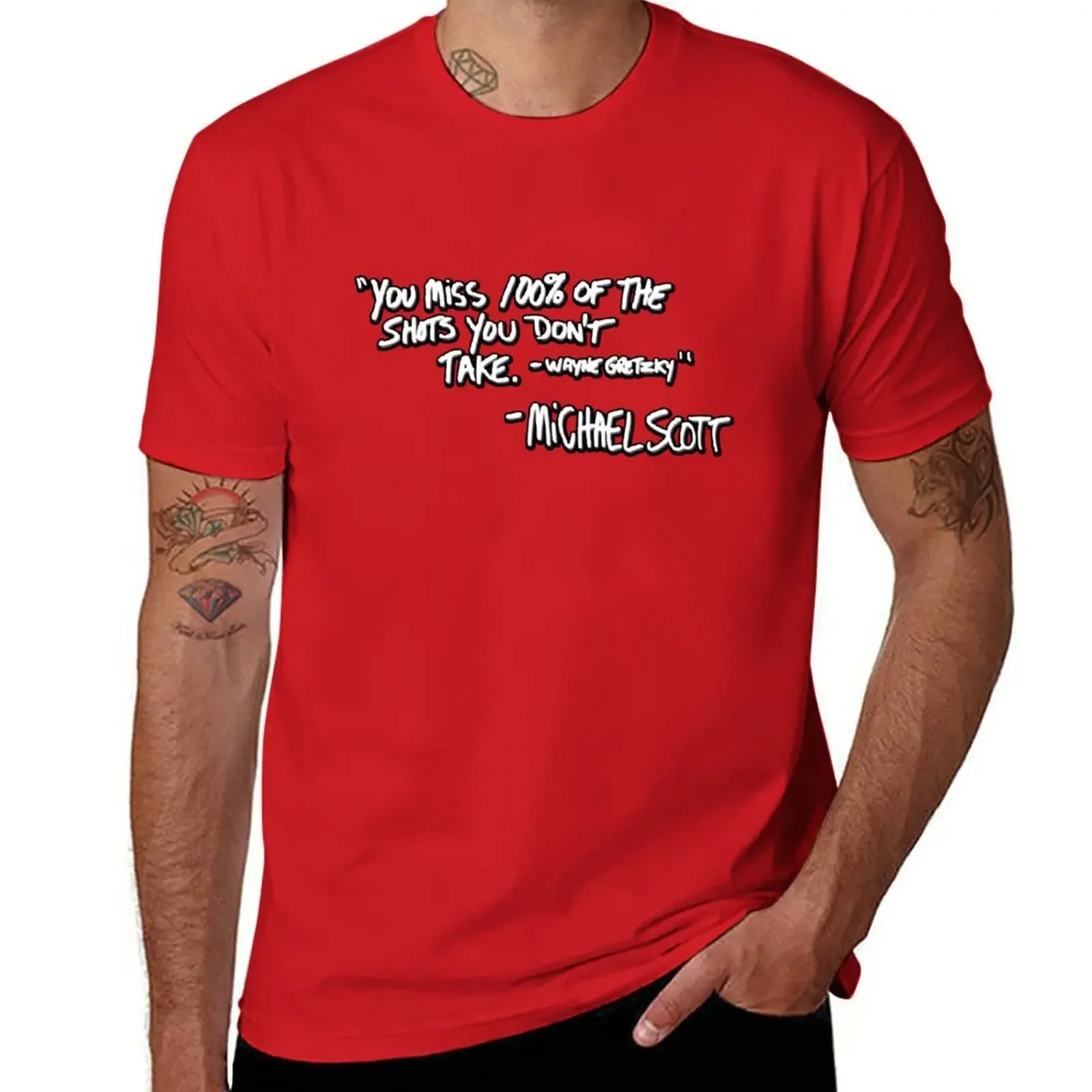 

You Miss 100% of the Shots You Don't Take T-Shirt tops vintage sublime t shirts for men cotton