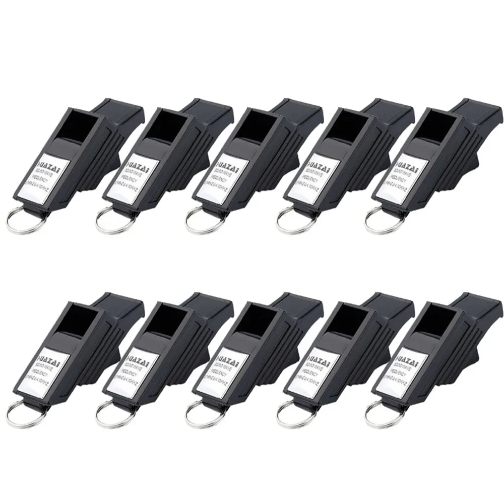 10pcs Black Silver