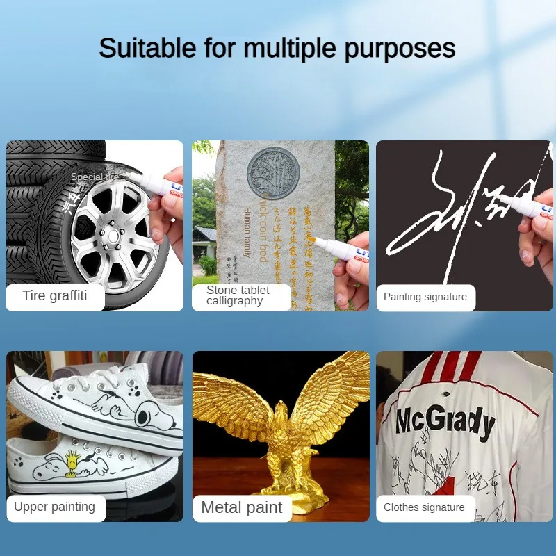 Рисунок 5 - яркие водонепроницаемые белые маркеры для шин