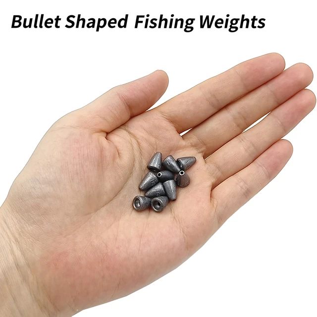 20Pcs 1.8g Fishing Weights Bullet Sinker Slip Lead Worm Weights for Texas  Carolina Rigs Bass Fishing Weight Sinker Tackle Kit - AliExpress