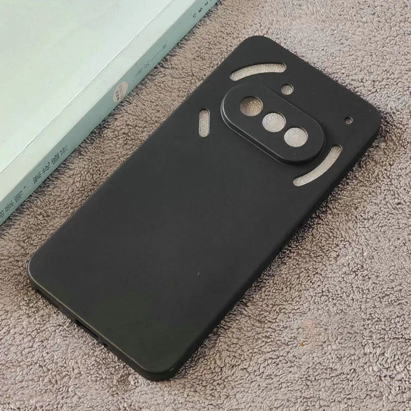 Black Matte Silicone Shockproof Protective Phone Case