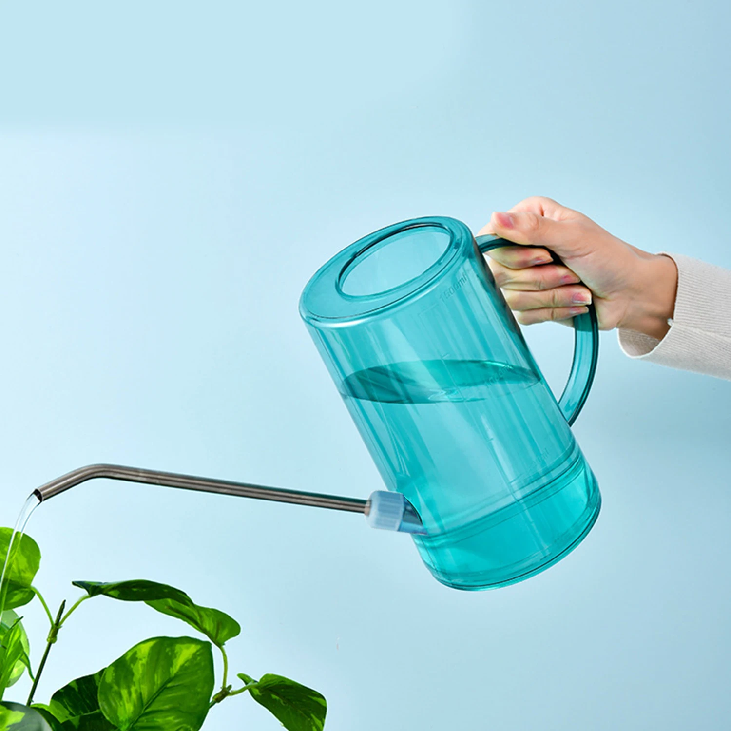 

Long Mouth Watering Can Plastic Plant Sprinkler Potted Home Irrigation Accessories Practical Flowers Gardening Tools Handle