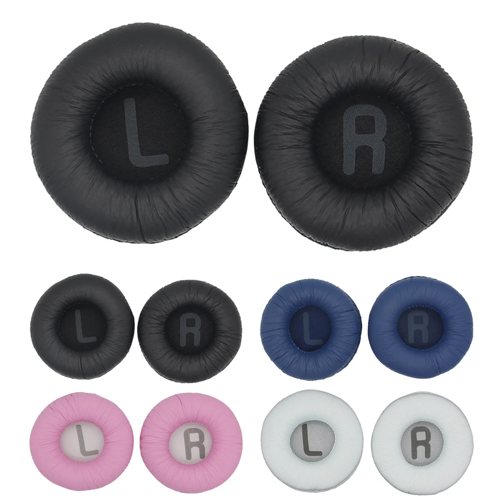 1 Paar Vervanging Foam Ear Pads Kussen Cover Voor Jbl Tune600 T450 T450BT T500BT JR300BT Hoofdtelefoon 70Mm oorkussen