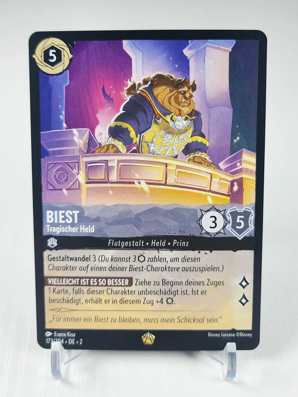 Lorcana Proxy Capitolo 2 Rise Of The Floodborn Nonefoil German-Alice Arthur Belle Snow White Tcg Game Cards