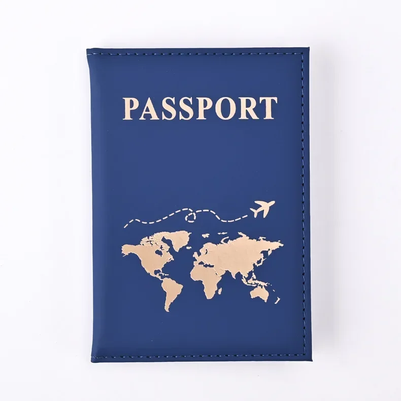 Deluxe 2024 Travel Passport Holder with Stylish Letter Print