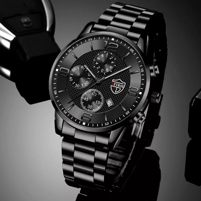 LuxuryMensSportsCasualWatchesForMenFashionStainlessSteel
