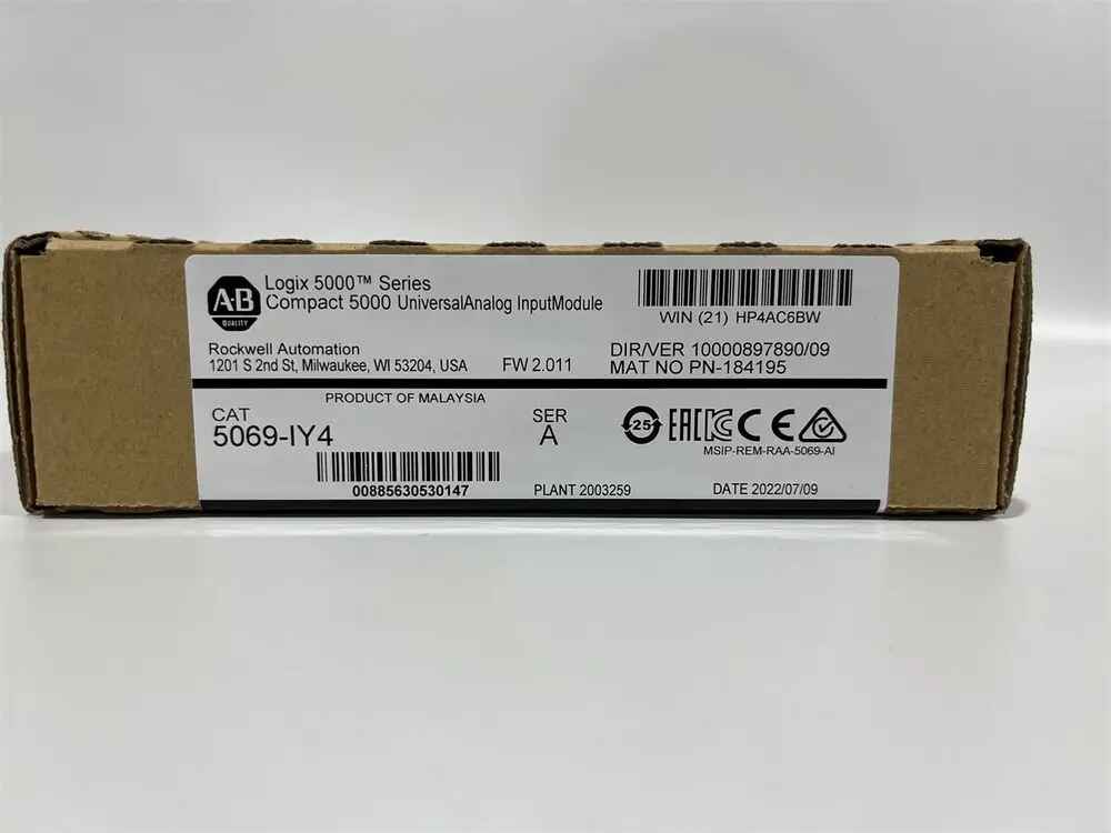 

5069-IY4 Allen-Bradley 5069IY4 CompactLogix Analog Input Module