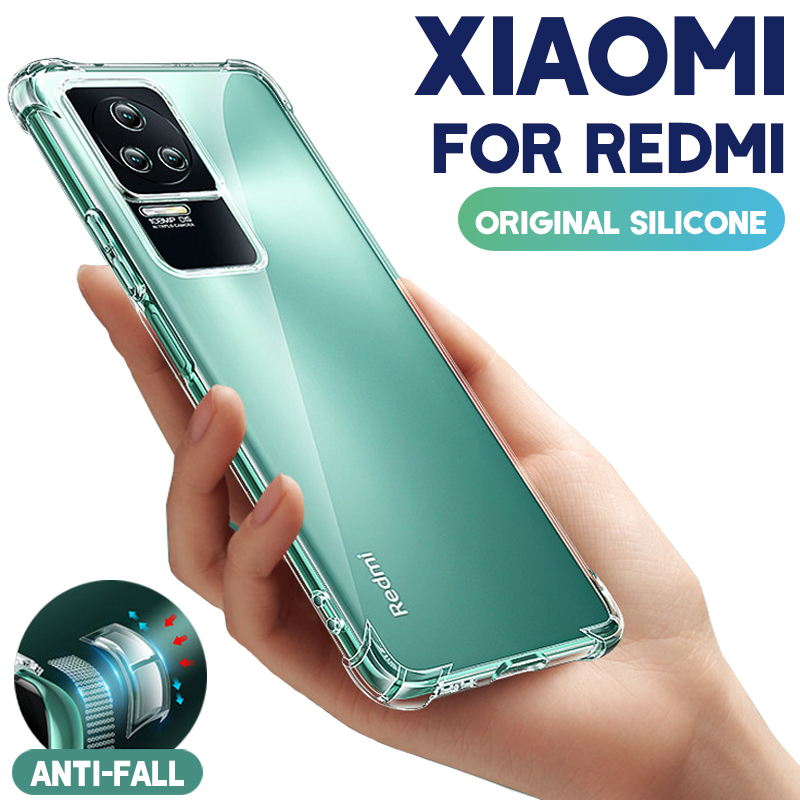 ClearÂ Shockproof Phone Case For Xiaomi Redmi Note 11 8 9 10 Pro K40 Mi 12 12X 11 11T Poco X3 F3 F2 X4 M4 Pro SiliconeÂ Back Cover