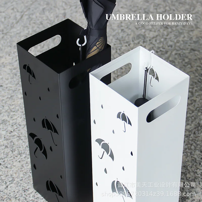 Simple Versatile Umbrella Stand Home Homestay Hotel Wrought Iron Storage Umbrella Stand