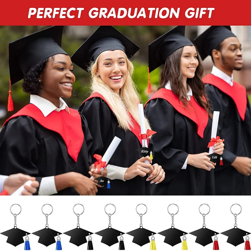 

Charm Keychain Pendants Tassels Keychain Graduation Cap Party Favor Class Of 2023 Graduation Gifts