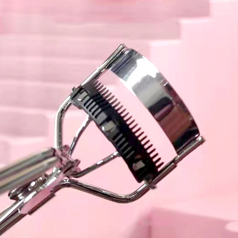 1PC Lady Eyelash Curler With Comb Tweezers Curling Clip Cosmetic Eye Beauty Tool
