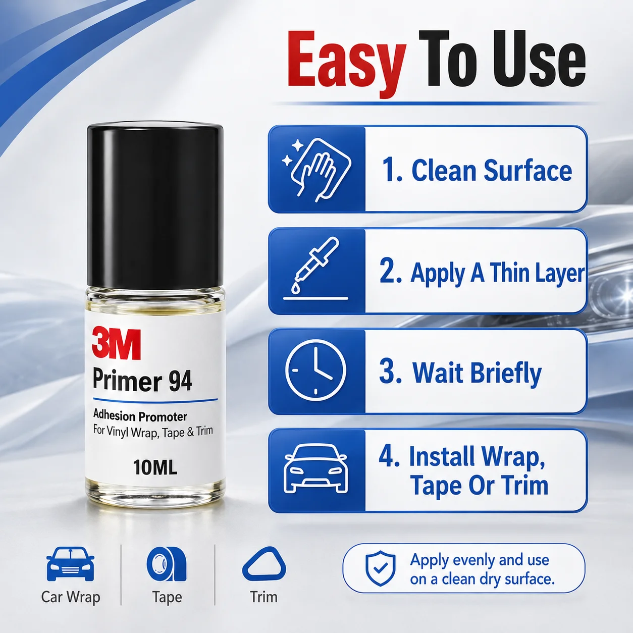 Advanced Adhesion Enhancer 10ml for Strong Bonding on Various Surfaces
