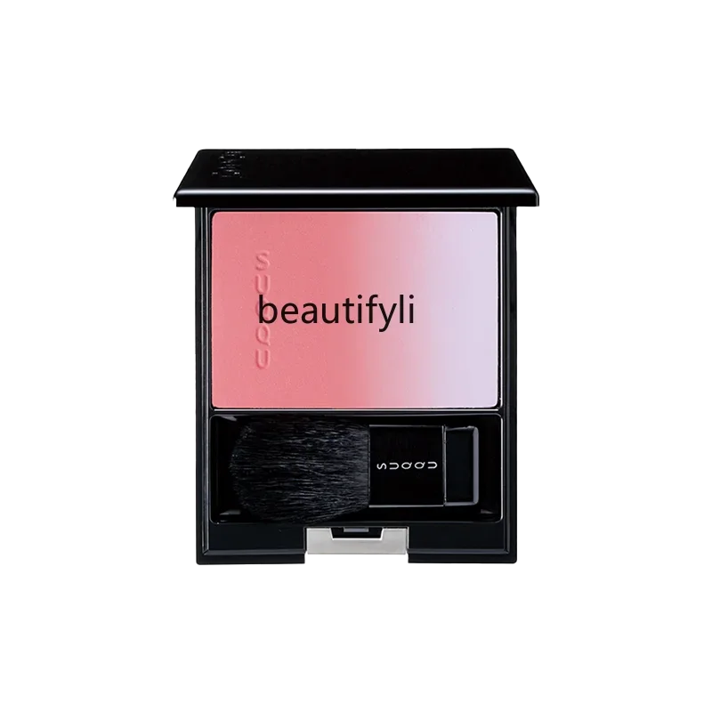 

zq Gradient Two-Color Blush Rouge Cosmetics Bronzing Powder Highlight Multicolor Makeup Expansion