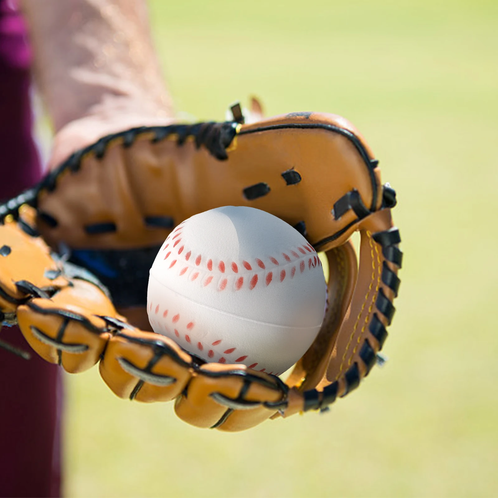 1pc 6/7cm Baseball Soft Sponge Outdoor Sport Practice Trainning Base Ball Child BaseBall Softball Team Sports Baseballs