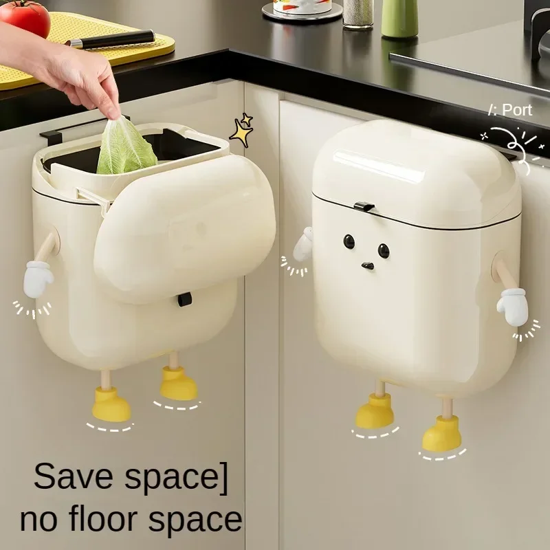 9L/12L Automatic Sensor Litter Bin in DIY Milky White with High Aesthetics Specialized in Food Waste Separation trash can
