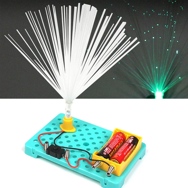 Colorful Fiber Optic Lights DIY Kit Kids Science Experiment