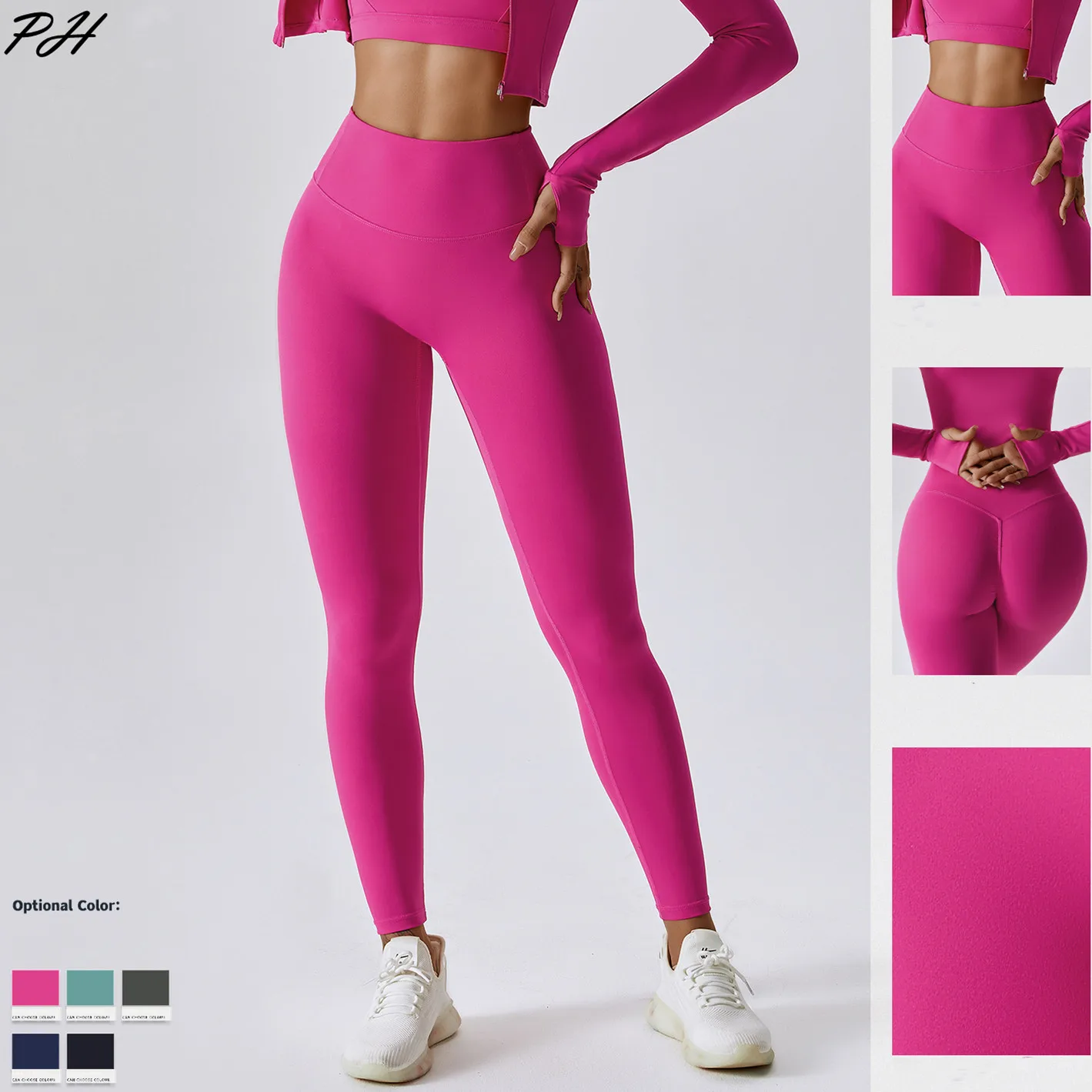 New Lulu Fitness Leggings Yoga Pants No Front Line Seamless Nude Felling High  Waist Yoga Pants Leggings Women Gym Wear Sports Yoga Wear - China Leggings  and Gym Wear price