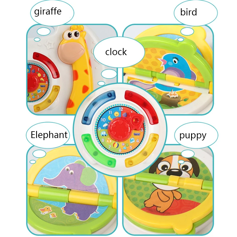 Music Table Baby Toys Learning Machine Educational Toy Music Learning Table Toy Musical Instrument for Toddler 6 Months+ 5